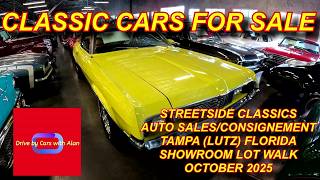 STREETSIDE CLASSIC CAR SALES DEALERSHIP LOT WALK OCTOBER 2025 EDITION PART 1