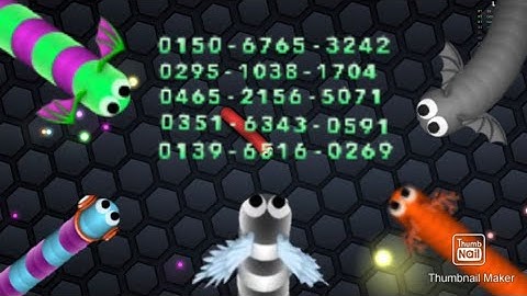 Slither.io | How to get all 9 skins - (Secret Codes!)