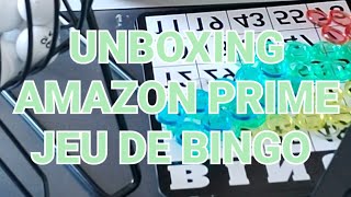 UNBOXING AMAZON PRIME JEU DE BINGO