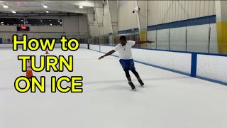 How to do a quick turn on Ice as a beginner
