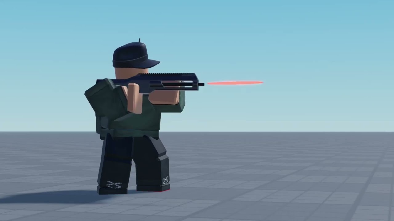 Firing Rifle Roblox moon animation YouTube