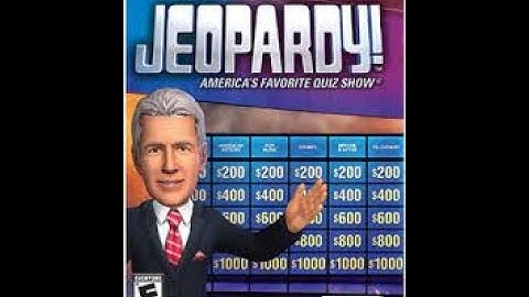Jeopardy! Nintendo Wii U Run: Game #1