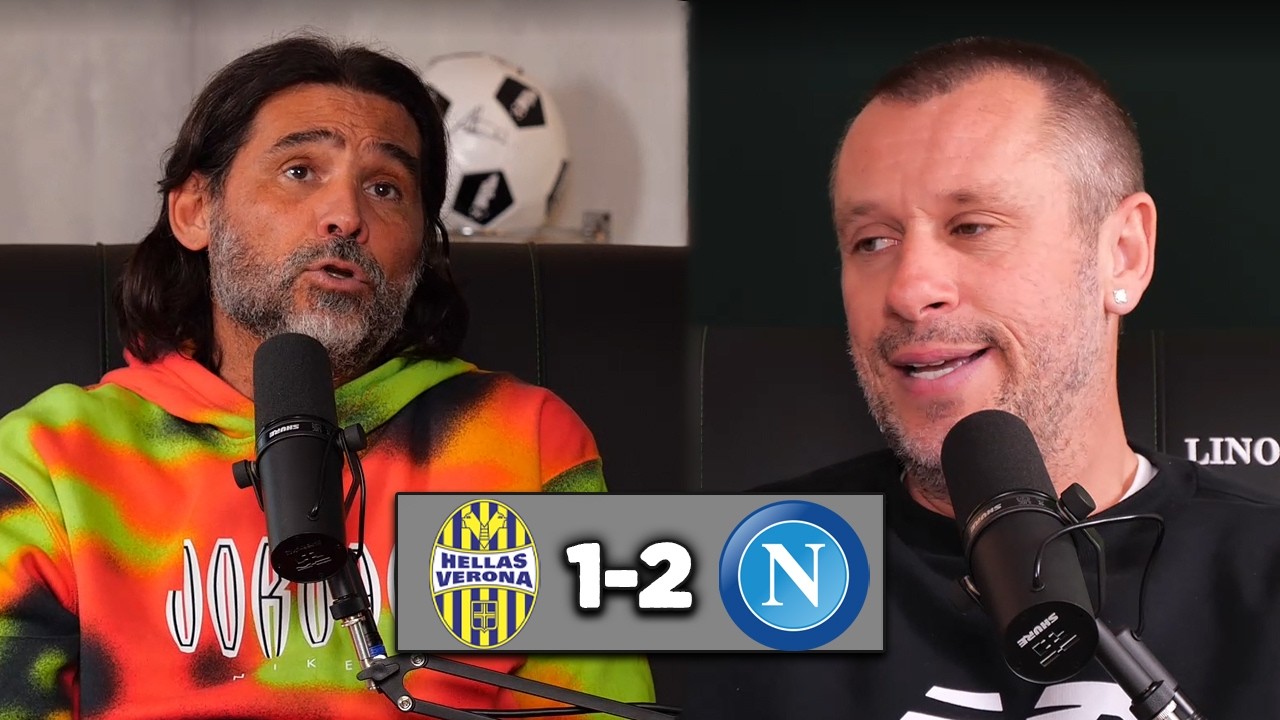 ''IL Ritorno di Lukaku'' Verona 1-2 Napoli - Cassano e Adani Commentano La Vittoria di Napoli!
