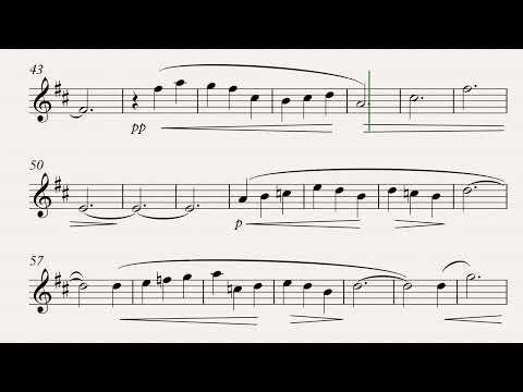 Gymnopedie No 1 (Satie) -  Alto Sax