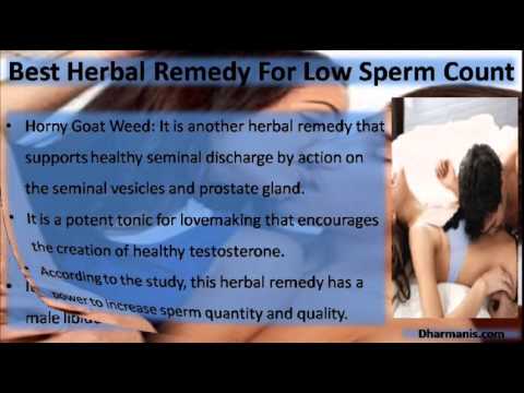 View of What Is The Best Herbal Remedy For Low Sperm Count? - YouTube