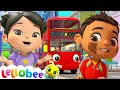 Wheels On The Bus-   @Lellobee City Farm - Cartoons & Kids Songs  | Nursery Rhymes | Moonbug Kids