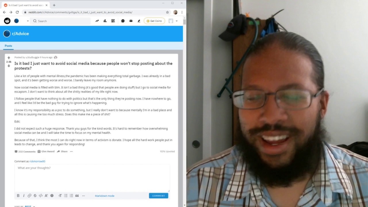 Giving Reddit Advice 1 r/Advice Video Replies YouTube