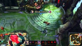 League of Legends - Huge Ezreal Base Double Kill