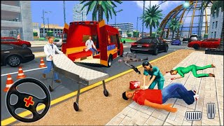 City Ambulance Rescue #2 - Injured Man Transfer Hospital By  Ambulance Android Ios Gameplay screenshot 5