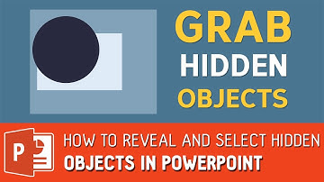 PowerPoint 2013 | How To Reveal and Select Hidden Objects