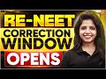 🚨 NEET Re-Exam Correction Window Open