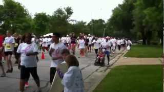 Race for the Cure Fort Worth 2012 - Lots of walkers!