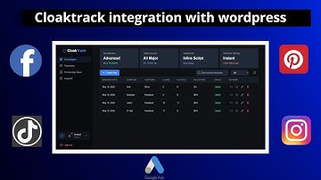 how to use cloaking for your ads campaigns, Cloaktrack integration with wordpress