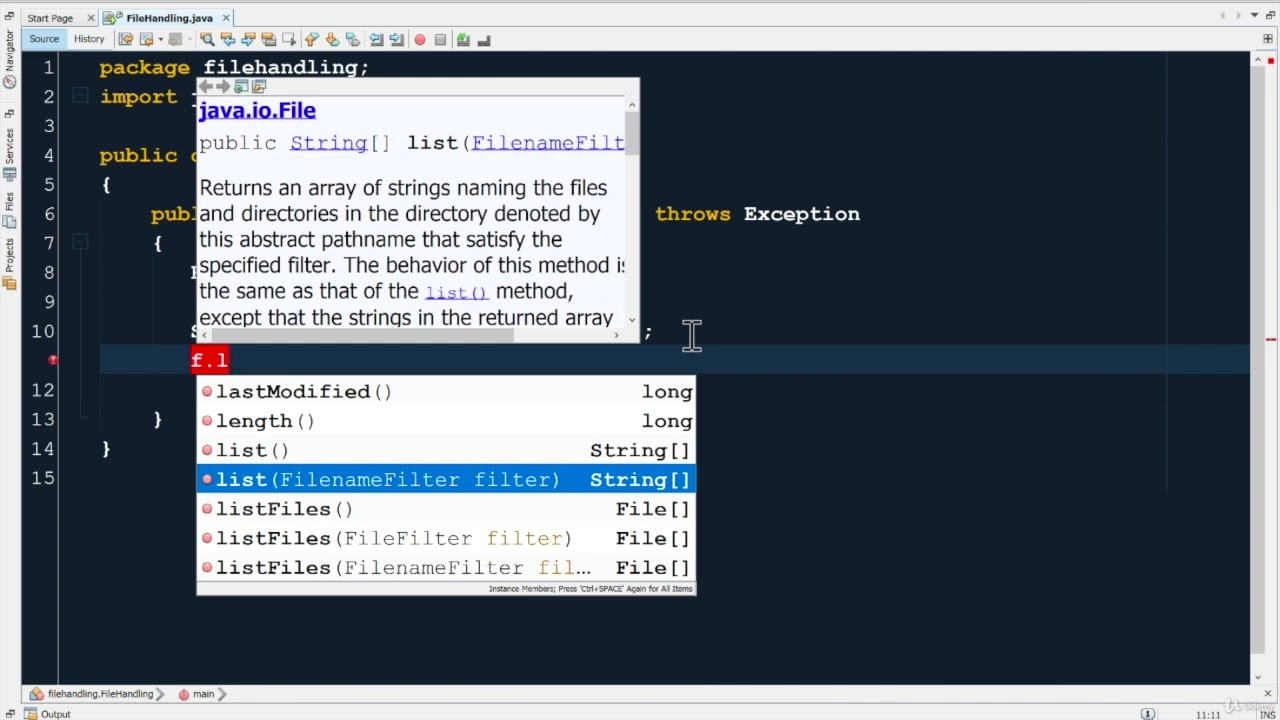 23.7 : File Class in Java | File Handling Explained [Abdul Bari] Java Course