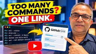 How to Share Commands & Scripts on YouTube Using GitHub Gist 