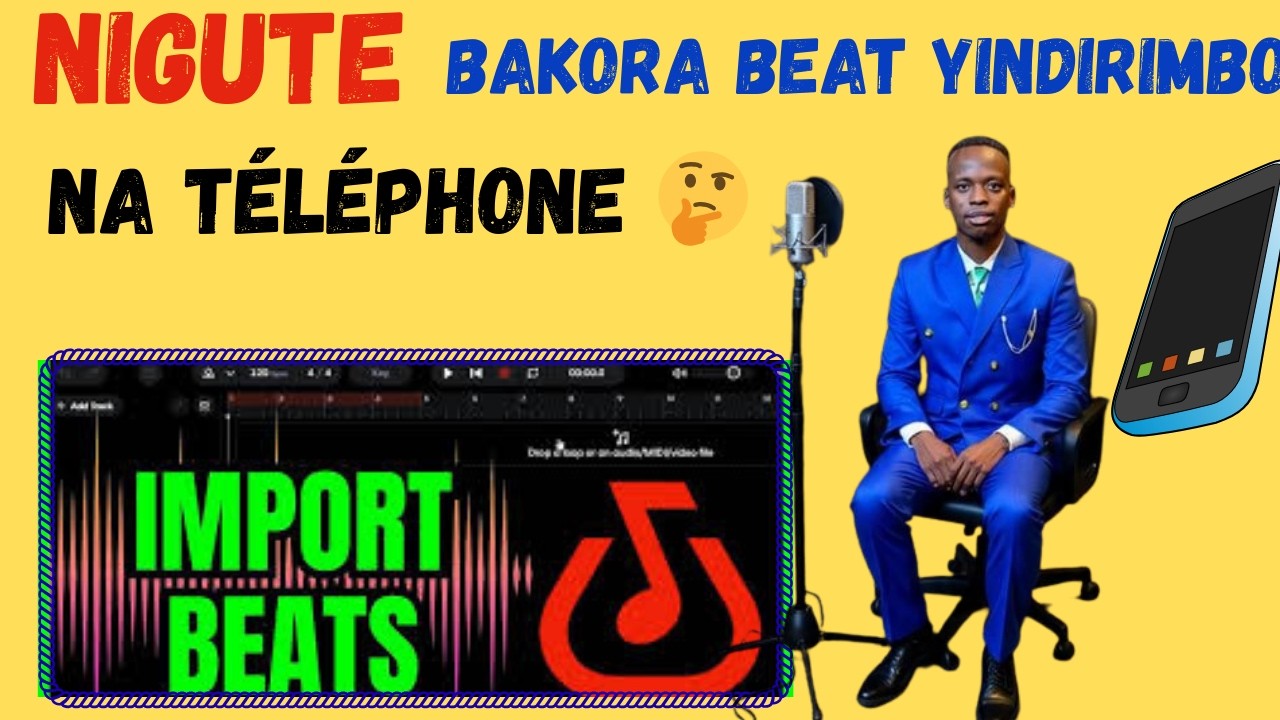 DORE UKO WAKORA BEAT MURI TÉLÉPHONE YAWE // how to make a music on your phone for beiginners@mrpacy