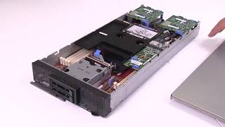 Lenovo ThinkSystem SN550 V2 installing a compute node cover