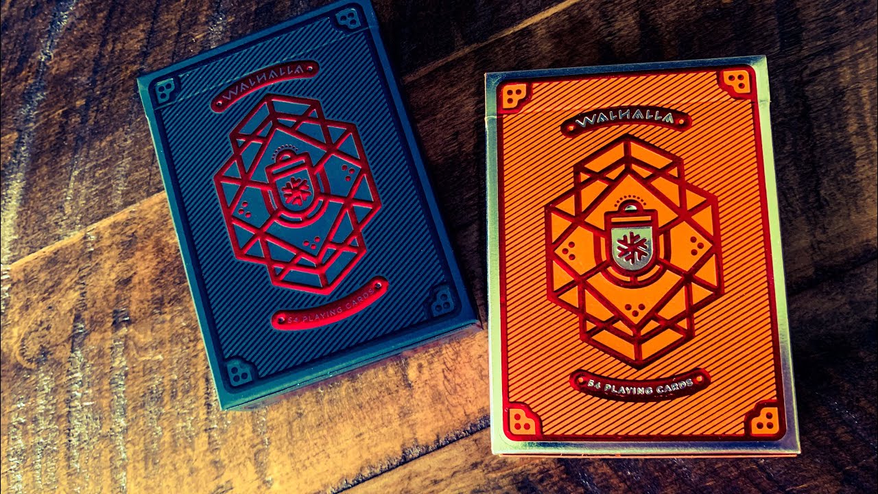 Walhalla Playing Cards (all 3!) - Riesen Design - Kickstarter Deck Review!