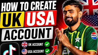 How To Create UK &amp; USA TikTok Account 2026 | Earn Money From TikTok UK Account 💸 | Babar Azam 