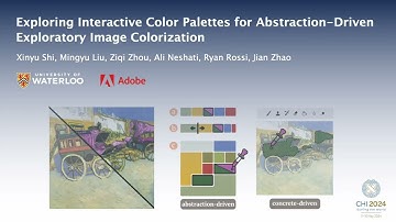 Exploring Interactive Color Palettes for Abstraction-Driven Exploratory Image Colorization