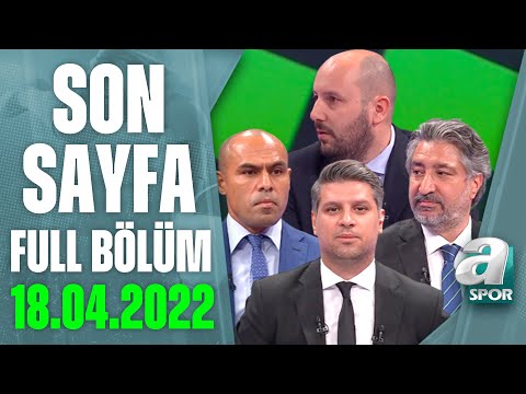 Mehmet Özcan: "Halil Dervişoğlu Yardımcı Forvet Oynamalı" A Spor / Son Sayfa / 18.04.2022