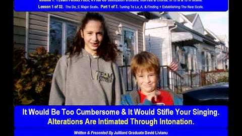 Part 1b. LESSON 5 of 32, The Re_D Major Scale. EAR TRAINING EXERCISES