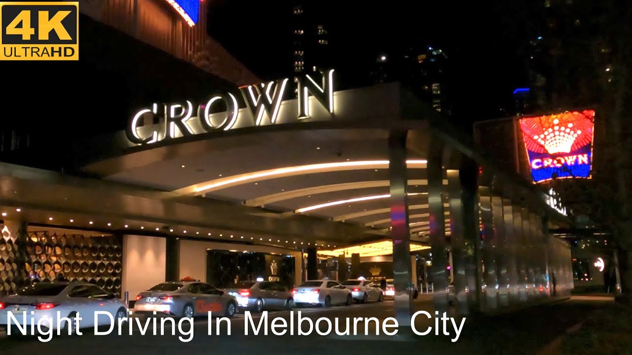 Night Driving In The City | Melbourne Australia | 4K UHD