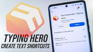 Как использовать Typing Hero — создание текстовых сочетаний клавиш screenshot 1