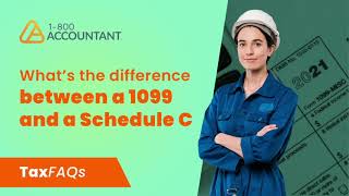 What's the Difference Between a 1099 and a Schedule C? - TaxFAQs