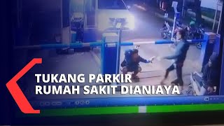 Detik-detik Tukang Parkir RS Al Ihsan Dianiaya Gara-gara Palang Pintu