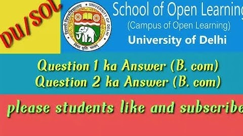 Hindi 2nd Semester assignment Solved | B.com Hindi Assignment Answer | Hindi | Sol assignment answer