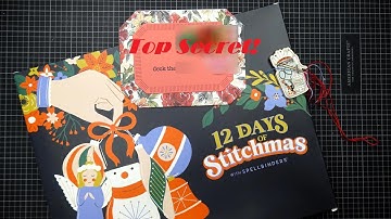 Spellbinders 12 Days of Stitchmas Advent Calendar, Day 8: No Spoilers in Title, Cute Felt Project!