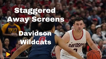 Staggered Away Screen | Davidson Wildcat