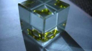 Hypercube as light refraction