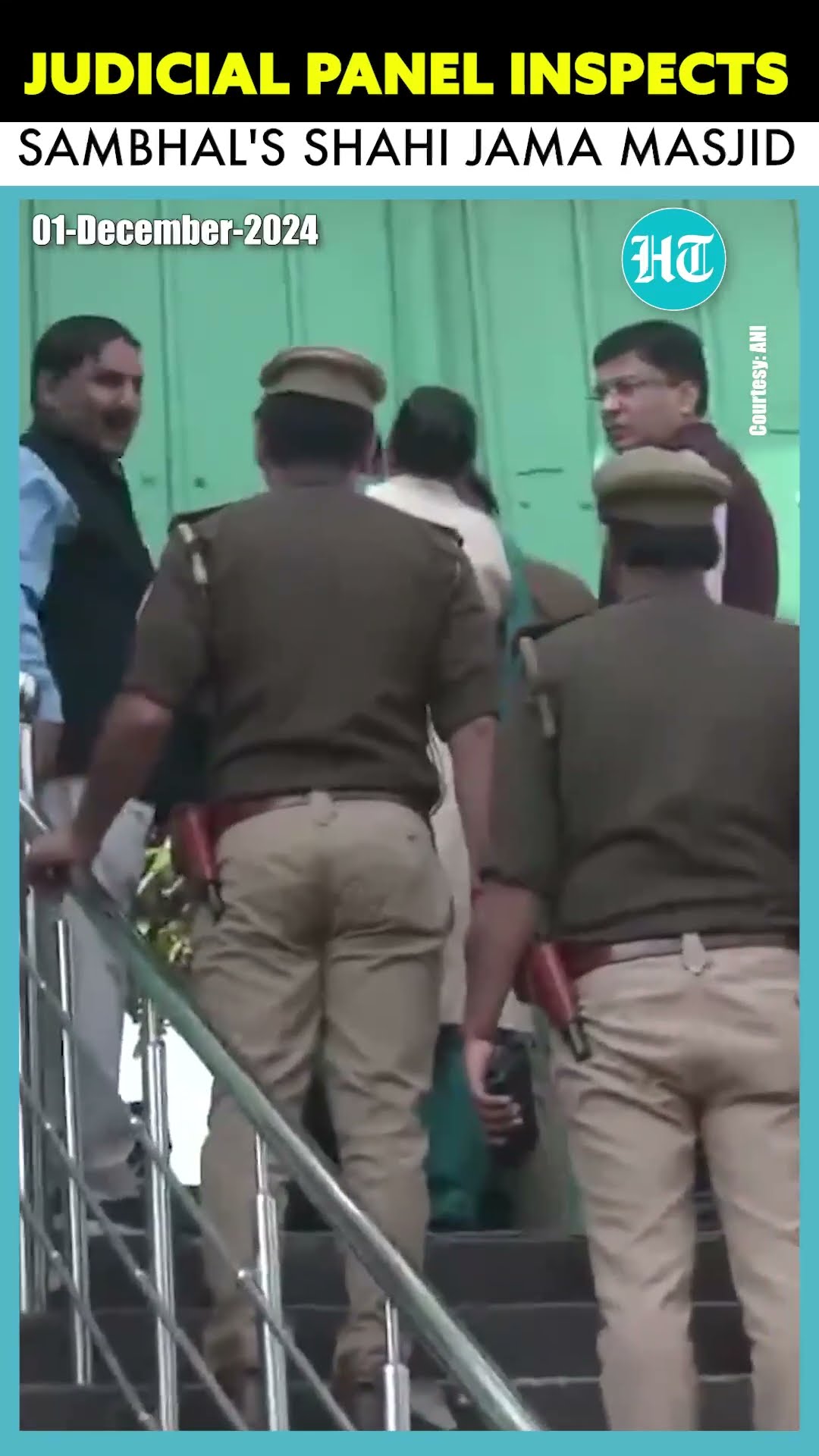 Sambhal Violence: Judicial Panel Inspects Shahi Jama Masjid | #Shorts