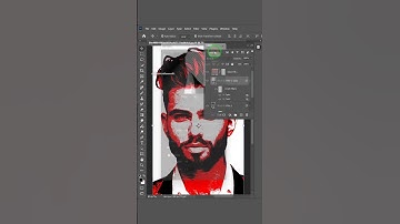 MAGICAL Woodcut Drawing Effects In Photoshop Now #shorts #short #photoshop  #photoshoptipsandtricks