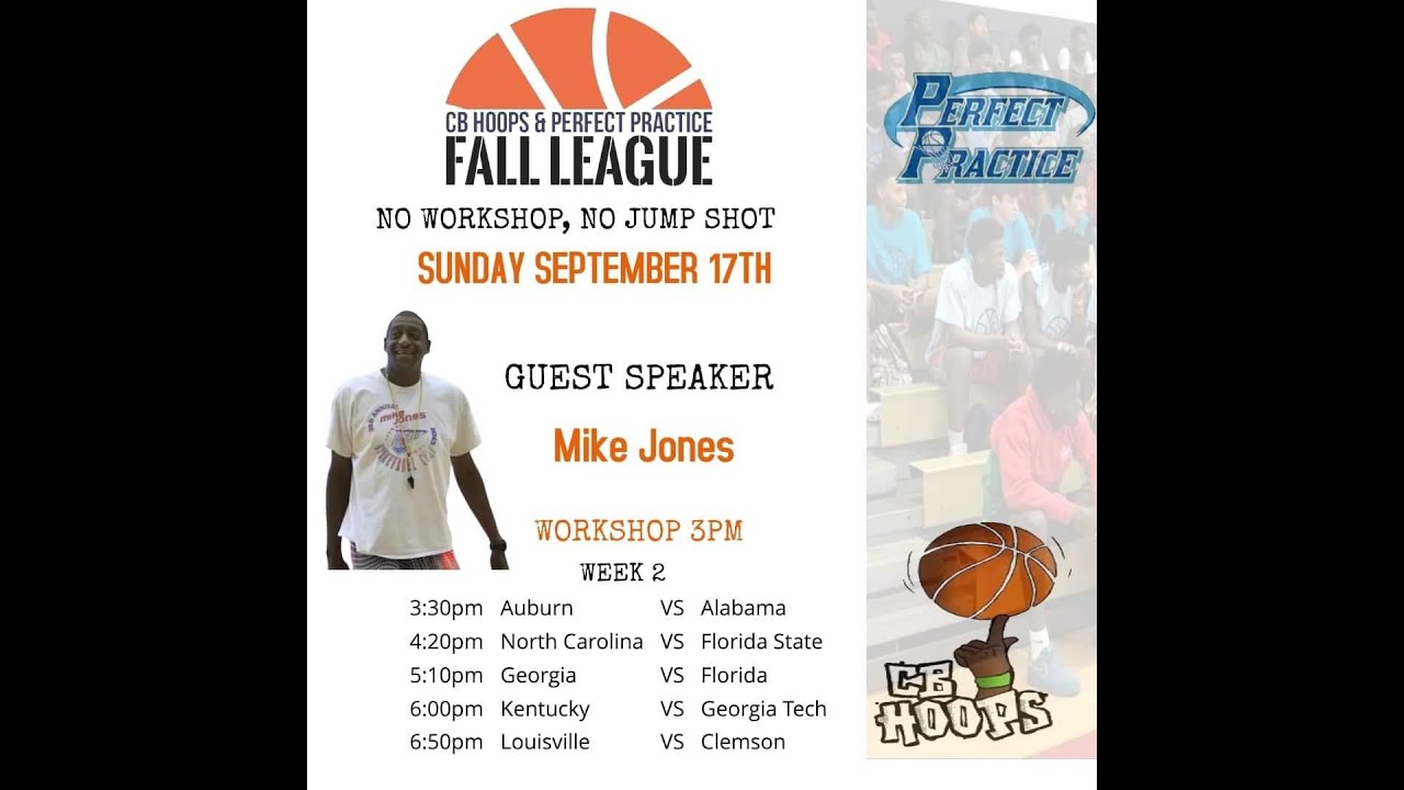 CBHoops & Perfect Practice Fall League LIVE!