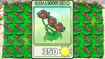 PvZ NEW Plant - 100% THREEPEATER ZomPlants - Plants vs Zombies Mod ZomPlants vs Zombotany