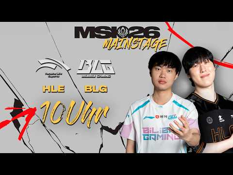 🔴 UPPER BRACKET HALBFINALE 🔴 MSI 2026 Tag 10 | BO5 - MAINSTAGE🔴
