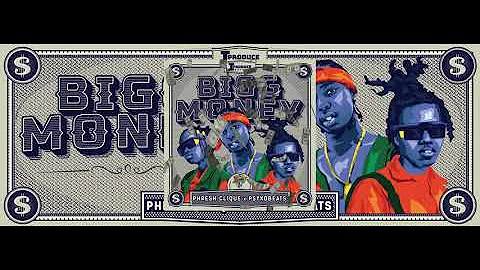 PsykoBeats & Phresh Clique - BIGG MONEY (Audio Visualizer)