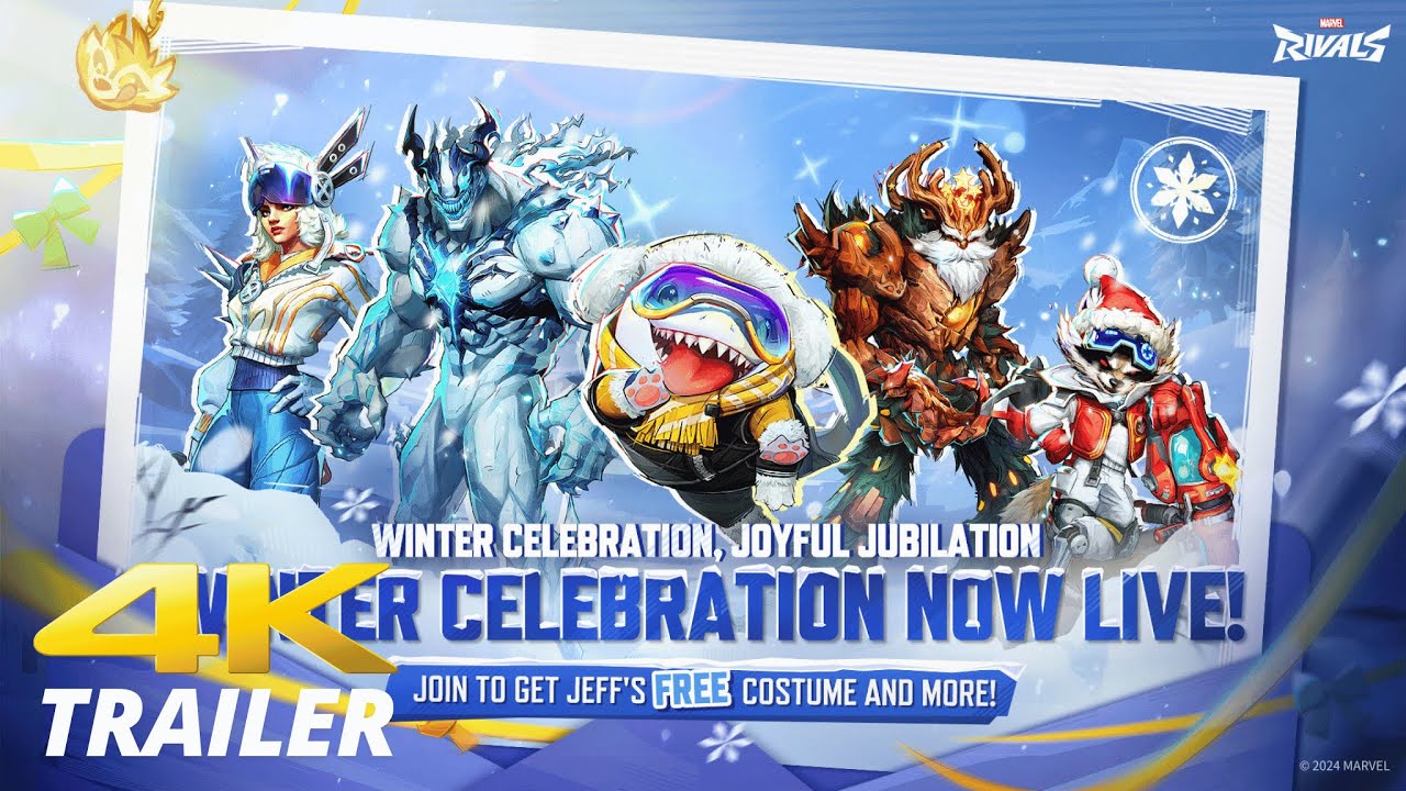 Marvel Rivals Winter Celebration Is Now Live | Earn Jeff The Land Shark Costume