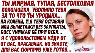 видео: 💗Ты жирная тупая поломой, увольняю тебя! Босс выгоняя её, не подозревал что она приготовила для него картинка: 💗Ты жирная тупая поломой, увольняю тебя! Босс выгоняя её, не подозревал что она приготовила для него