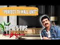 Planning tv wall unit   10 dos and 5 dont for a perfect tv wall unit  make the best tv wall unit