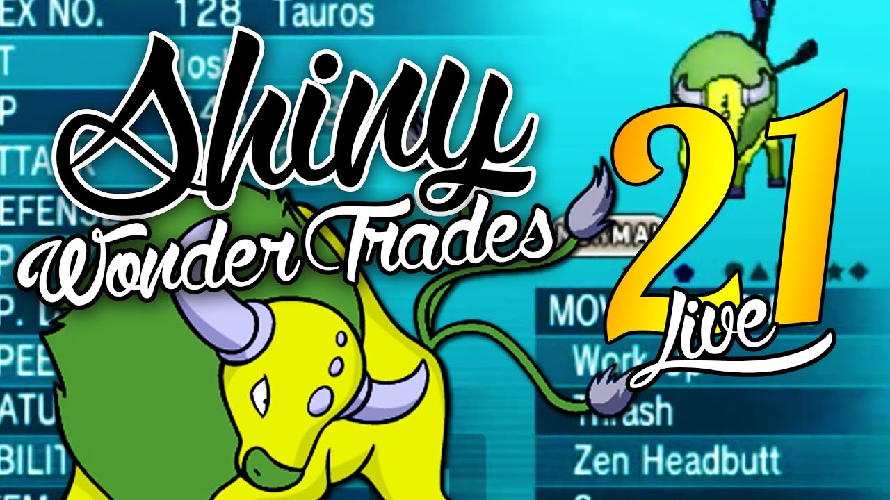 Pokemon Shiny Wonder Trades - EP 21 - Shiny Pokemon Wonder Trades ORAS SHINY TAUROS