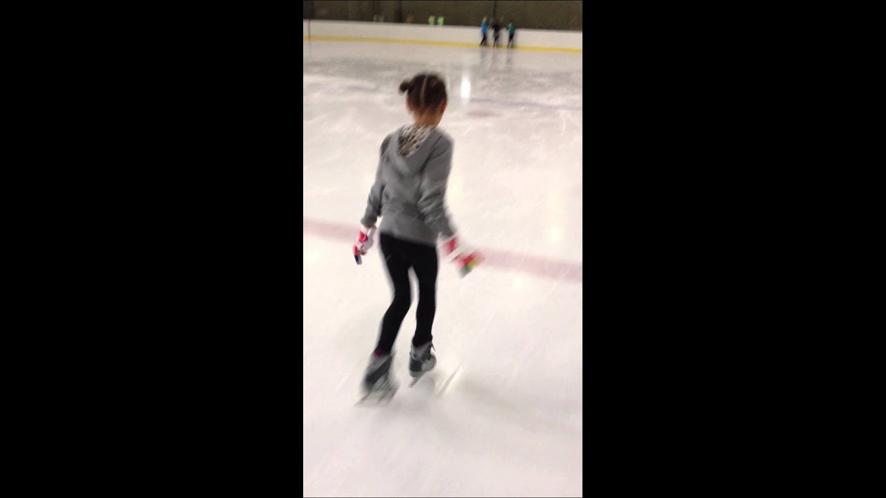 Sarah Paisley 1st Ice skating YouTube