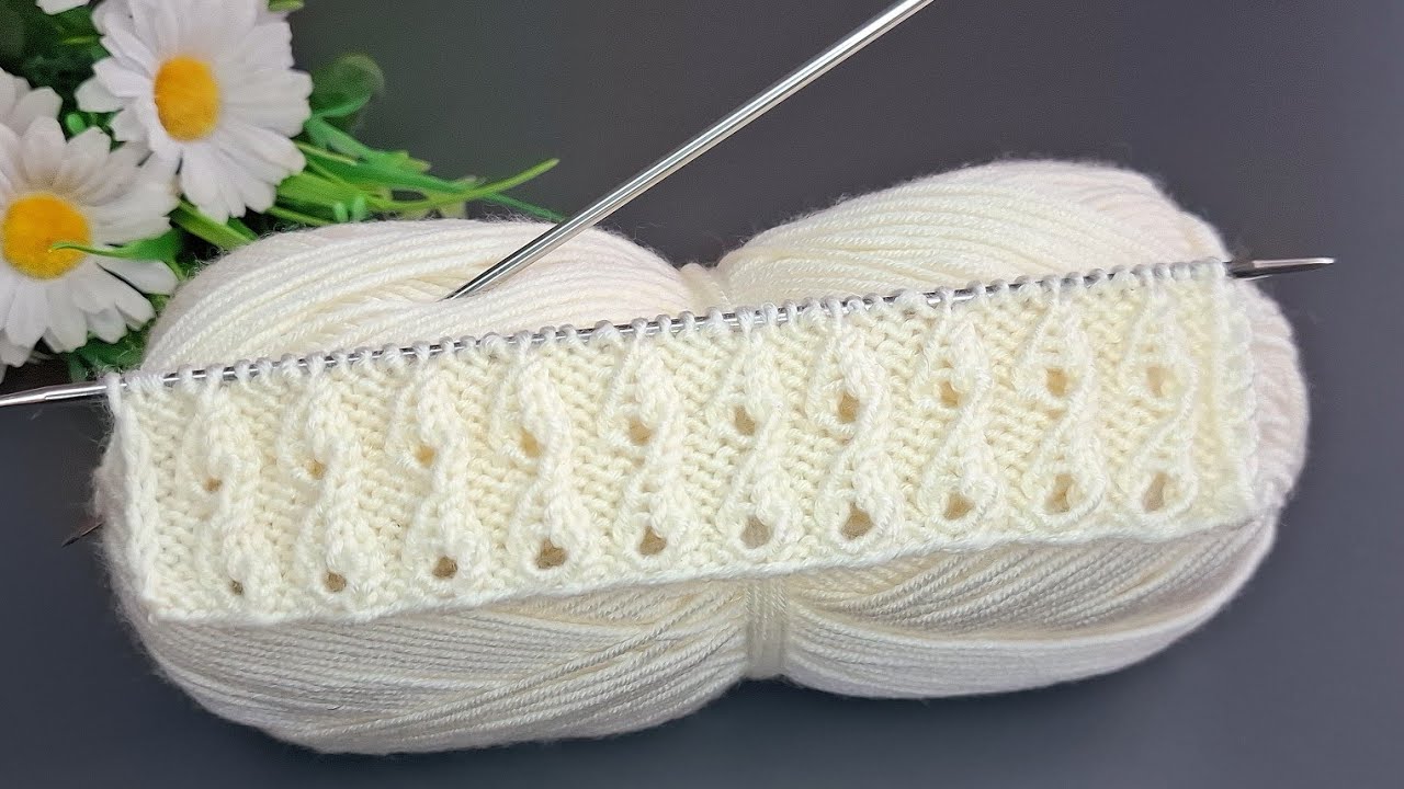 Kolay İki Şiş Örgü Yelek,Şal,Buluz Model Desen 💞#knitting #crochet #diy #keşfet #tejer #handmade