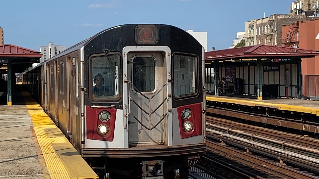R142A 4 Train Departs Mt Eden Avenue - YouTube