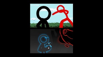 TDL meet TCO (AVA Fanmade) vs H4CK3R meet TDL (AVA 12) || #alanbecker #stickmen