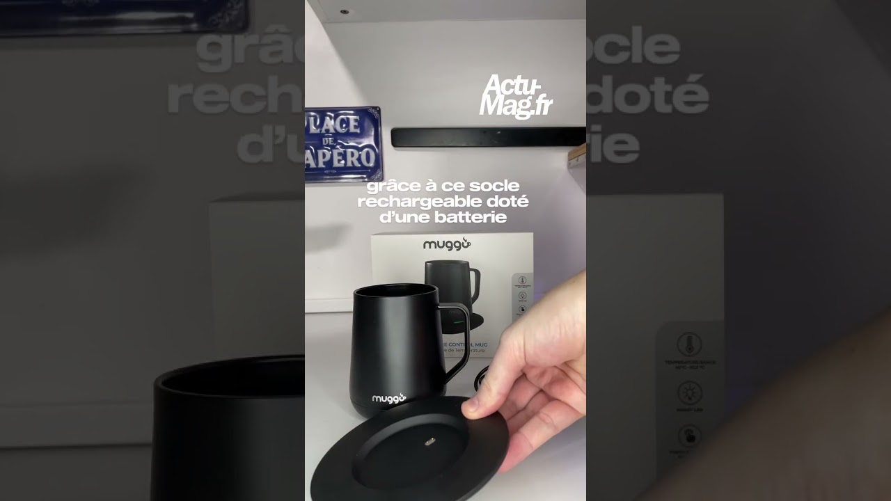 Avis Muggo Cup, le mug connecté chauffant pour la café et le thé