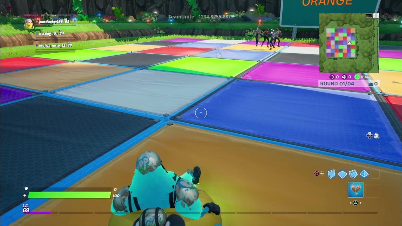 Using the bean bag emote all game YouTube